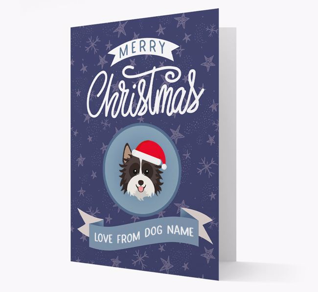 Merry Christmas: Personalized {breedFullName} Christmas Card